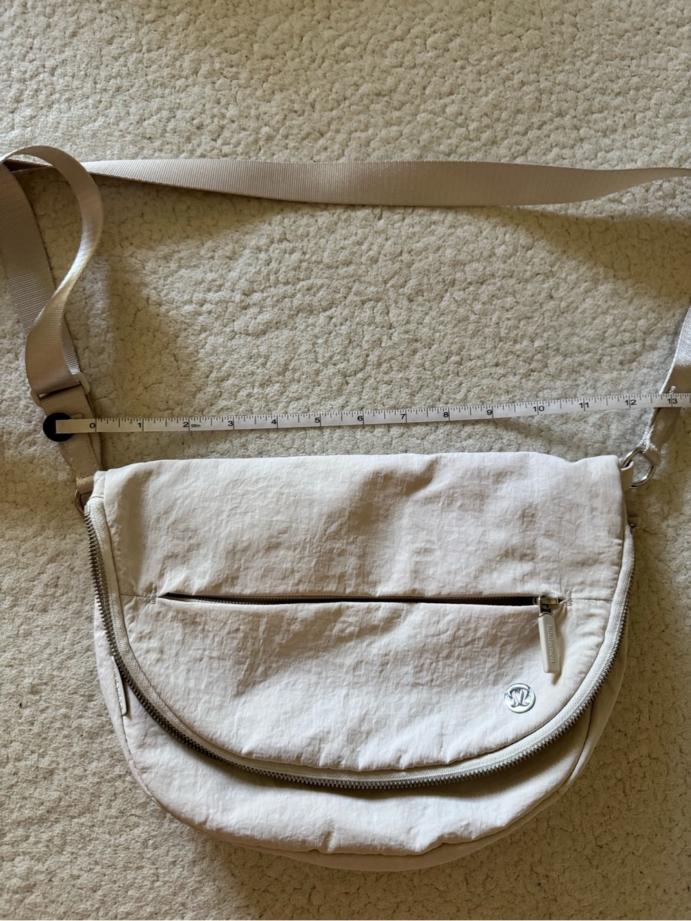 lululemon athletica Light Beige Crossbody Bag - Neutral Cream